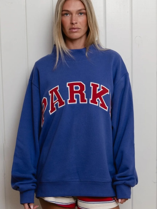 Parke Tops - High Tide Varsity Mockneck - Drift + Sail